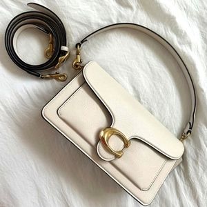 Coach tabby white small purse